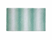 KELA Koupelnová předložka Ombre 120x70 cm polyester nefritově zelená KL-23563
