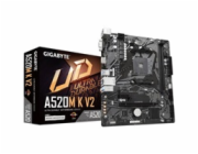 GIGABYTE MB Sc AM4 A520M K V2, AMD A520M, 2xDDR4, 1xHDMI, 1xVGA