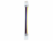 IMMAX konektor CLICK 12mm s kabelem 10cm, RGB+CCT, 6pin