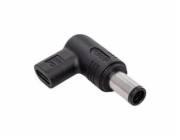 Akyga adaptér pro notebooky USB-C / 7.4 x 5.0 mm + pin HP