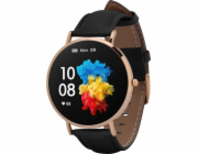 Garett Smartwatch Verona zlatá, černý řemínek