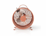 Ventilátor Nedis stolní FNCL10PK20 vintage růžová