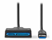 NEDIS adaptér USB 3.2 Gen1/ 2,5"/ SATA I, II, III/ napájení z USB/ 30 cm/ černý/ blistr