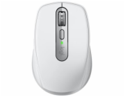 Logitech MX Anywhere 3S for Business - Myš - pravák - optický - 6 tlačítka - bezdrátový - Bluetooth - USB přijímač Logitech Logi Bolt - bledě šedá