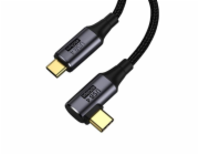 PremiumCord USB4 Gen 3x2 40Gbps 8K@60Hz 240W Thunderbolt 3 kabel 0,8m