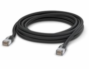Ubiquiti Patch kabel, venkovní, STP, Cat.5e, 5m, černá
