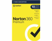 NORTON 360 PREMIUM 75GB +VPN 1 uživatel pro 10 zařízení na 2 rok ESD