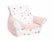 Dětské křeslo plněné kuličkami New Baby růžová