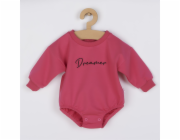 Kojenecké teplákové body baggy Koala Dreamer tmavě růžová Vel.68 (4-6m)