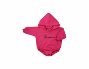 Kojenecké teplákové body baggy s kapucí Koala Dreamer tmavě růžová Vel.80 (9-12m)