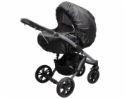 Pláštěnka na kočárek s reflexním prvkem New Baby Basic černá
