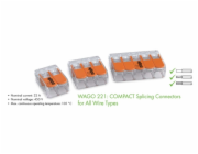 WAGO svorka 3x 0,14-4mm2