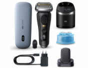 Braun Series 9 Pro+ 9590cc Wet & Dry Planžetový holicí strojek Zastřihovač Černá