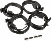 SilverStone SST-CPL01 - 4pinový RGB Y prodlužovací kabel - 60 CM