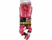 Dunlop Dunlop - Zámek na kolo s řetězovým zámkem 120 cm (červený)