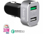 Crong Power 2x USB-A 3A nabíječka (CRG-PWRC-USB30-ALU)