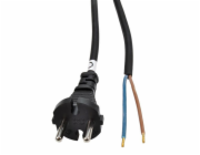 Solight flexo kabel, 10m, 2 x 1.5mm2, gumová H05RR-F2, černá