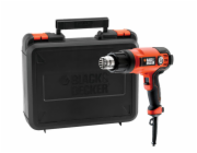 BDE Black & Decker KX2200K-QS tepelná pistole Horkovzdušná pistole 720 l/min 645 °C 2000 W Černá, Oranžová