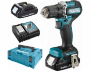 Makita DDF487RAJ Aku bezuhlíkový šroubovák Li-ion LXT 18V 2,0 Ah,Makpac