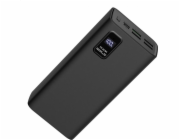 Platinet Power Bank PMPB30WQC728B 30000mAh PD3.0 QC3.0 display černá