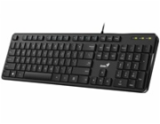 GENIUS klávesnice Slimstar M200/ Drátová/ USB/ černá/ CZ+SK layout