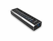 Hub Lindy 10 Port USB 3.0 s zapnutím/vypnutím