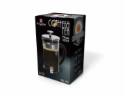 Konvička na čaj a kávu French Press 350 ml černá BH-1786