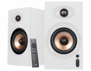 FENDA F&D repro R23BT WHITE/ 2.0/ 40W/ dřevěné/ BT/ Optický/ USB vstup/ dálkové ovládání/ bílé