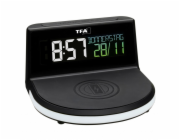 TFA 60.2028.01 Digital Alarm Clock with. wireless Charger