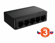 Tenda SG105M Tenda SG105M - 5x Gigabit Desktop Ethernet Mini Switch, 10/100/1000 Mb/s, 10Gb/s, fanless