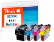Peach PI500-245 - Inkoust na bázi pigmentu - černá - Azurová - Purpurová - Žlutá - Brother - Balení více kusů - Brother MFCJ 5330 DW Brother MFCJ 5330 DW XL Brother MFCJ 5335 DW Brother MFCJ 5730 DW B