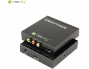 Techly AV adaptér RCA (Cinch) x3 - HDMI černý (301672)