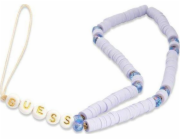 Guess Poutko na Telefon Heishi Beads Lilac Guess phone charm je stylový, praktický a skvělý doplněk k vašemu pouzdru na telefon. Můžete si jej pověsit na zápěstí, abyste zabránili náhodnému pádu tele