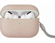 Uniq UNIQ Lino Apple AirPods Pro 2 Silikonové pouzdro růžové/červené růžové
