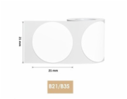 Niimbot štítky R 21x21mm 300ks RoundB pro B21, B21S, B3S, B1