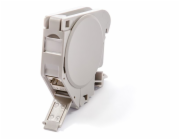 KELINE Držák na DIN lištu Cat 6A 1xRJ45/s osazený
