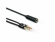 SBOX 35F-2X35M Kabel audio 2x jack/1x jack sam0,2m