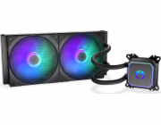 Endorfy vodní chladič CPU Navis F280 ARGB, 2x140mm, AMD i Intel