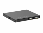NETGEAR AV Line M4350-36X4V - Přepínač - L3 - řízený - 36 x 100/1000/2.5G/5G/10GBase-T (PoE++) + 4 x 1/10/25 Gigabit SFP28 - proudění vzduchu zpředu dozadu - Lze montovat do rozvaděče - PoE++ (280 W)