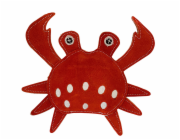 PafDog Krab Stuart Hračka pro psy z kůže a juty 24cm