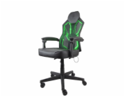 DELTACO GAM-086, RGB Herní židle, černá