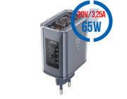ACEFAST PD 65W GaN, 2xType C, 1x USB, Nabíječka, g