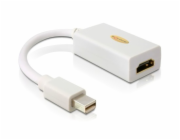 Delock - Kabel adaptéru - Mini DisplayPort s piny (male) do HDMI se zdířkami (female) - 18 cm