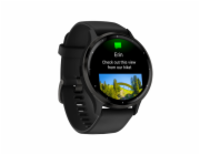 Garmin Venu® 3, Slate/Black, Silicone band