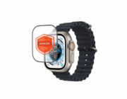 Tvrzené sklo FIXED Armor s aplikátorem pro Apple Watch Ultra 49mm/Ultra 2 49mm, prémiové, černé