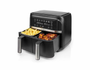 NEDIS multifunkční horkovzdušná fritéza/ objem 6 L/ 120 min. časovač/ 7 přednastavených programů/ výkon 1660 W/ černá