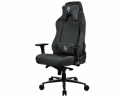 AROZZI herní židle VERNAZZA XL SoftFabric Dark Grey/ látkový povrch/ tmavě šedá