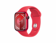 APPLE Watch Series 9 GPS 41mm RED Aluminium Case with RED Sport Band - M/L
