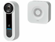 NEDIS Wi-Fi chytrý dveřní telefon/ 1536x1536/ 3.1Mpx/ IP65/ Cloudové úložiště (volitelně)/ microSD/ Onvif/ snímač pohybu