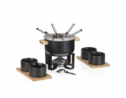 Fondue sada Gunten nerez černá 19,0cm 20,0cm 1,6l KL-10068
